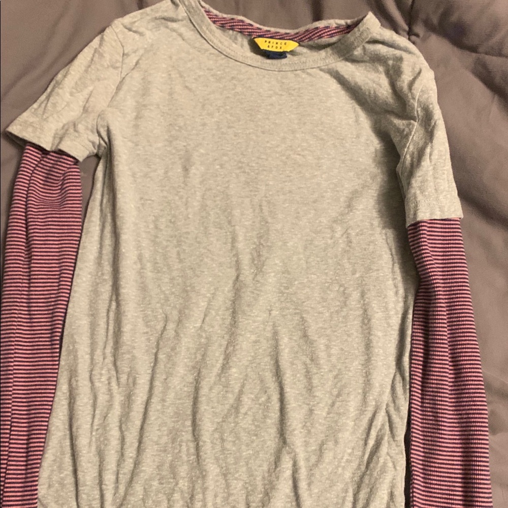 3/$10 Prince fox youth long sleeve layered t-shirt